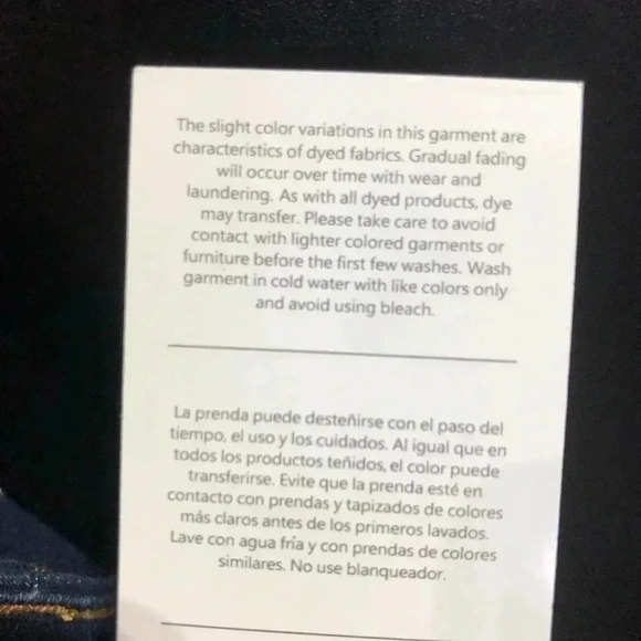 MICHAEL KORS Overdyed Indigo Denim, 5 pockets,belt loop, logo - Picture 6 of 8